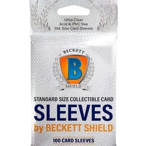 Sleeves Beckett Shield, protectores ultra transparentes para cartas estándar.