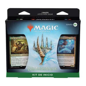 Kit de inicio Magic The Gathering Bloomburrow con 2 mazos listos para jugar en español.