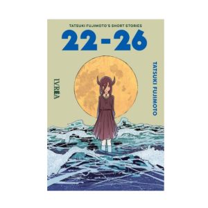 Portada del manga "22-26" de Tatsuki Fujimoto, mostrando a Nayuta de pie sobre el agua con una luna llena de fondo.