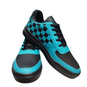 Zapatillas inspiradas en Tanjiro de Demon Slayer, con diseño verde y negro