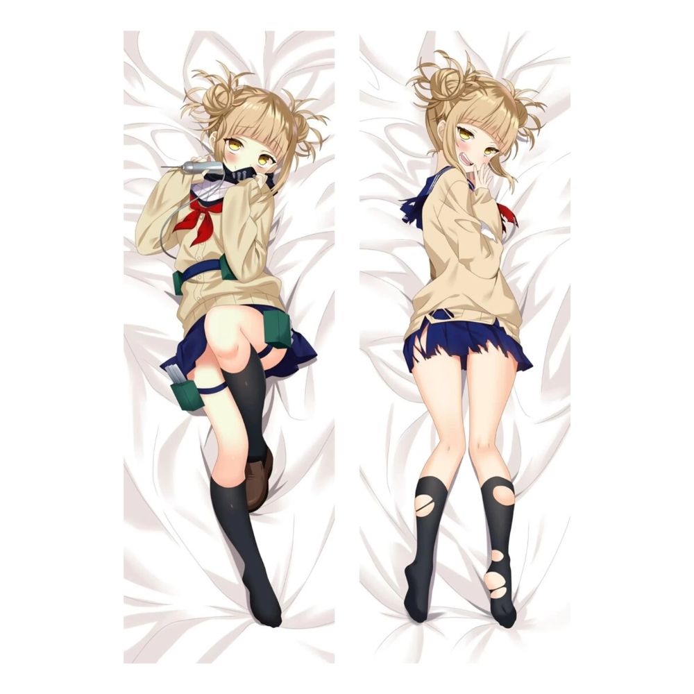Dakimakura de Himiko Toga de My Hero Academia con uniforme escolar.