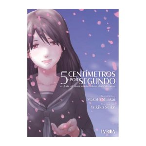 Portada del manga 5 Centímetros por Segundo de Makoto Shinkai, una historia de amor y distancia.