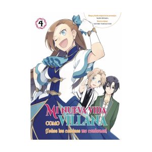 Portada del manga "Mi Nueva Vida como Villana" Tomo 4.