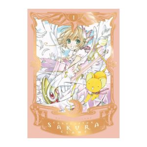 Manga Cardcaptor Sakura Volumen 1 con Sakura y Kero en portada mágica.