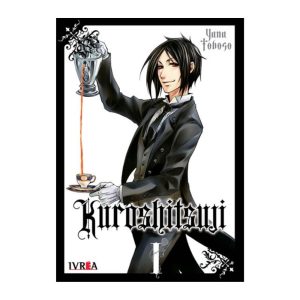 Sebastian Michaelis, el mayordomo perfecto en Kuroshitsuji Vol. 1.