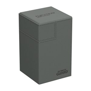 Organiza y protege tus cartas con el Ultimate Guard Flip'n'Tray gris