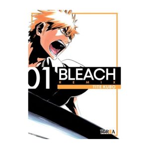 Portada del manga Bleach Remix volumen 1 de Tite Kubo, editado por Ivrea, con Ichigo Kurosaki.