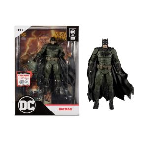 Figura Batman DC Multiverse McFarlane Toys con cómic exclusivo en caja.