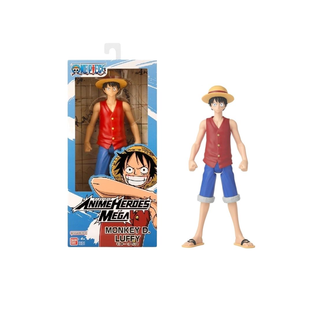 Figura Monkey D. Luffy Anime Heroes Mega Bandai Namco en caja original.
