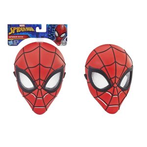 Máscara clásica de Spider-Man (Peter Parker) de Marvel Hasbro en color rojo con telarañas negras.