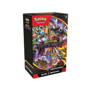 Caja Booster Bundle de Pokémon TCG Mega Evolution Pitch Black con 6 sobres de cartas.